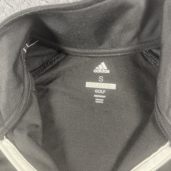 adidas Shirt, Men's Size Small, Black, 1/4 Zip Up, Golf Sweatshirt, Long Sleeve - Picture 4 of 9